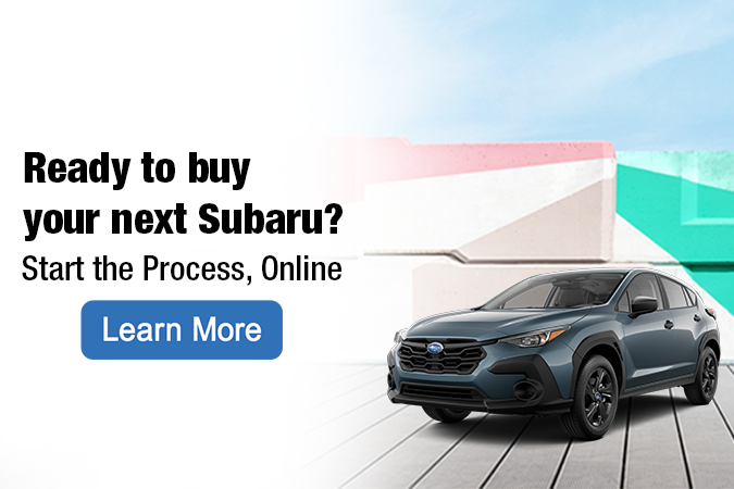 Ready to buy your next Subaru? Start the process online.